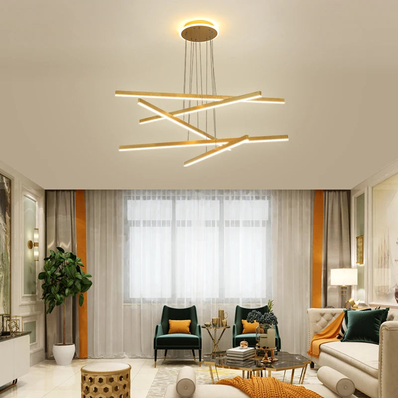 plafonnier led en aluminium 	 design décoratif - vue 4 sur 10