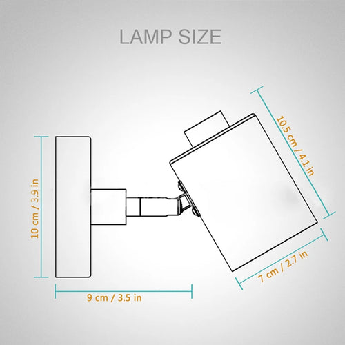 Applique murale nordique lampe de chevet avec interrupteur prise ue/UL Macaron Gu10 Lustre applique étude chambre moderne décor luminaire - vue 5 sur 12