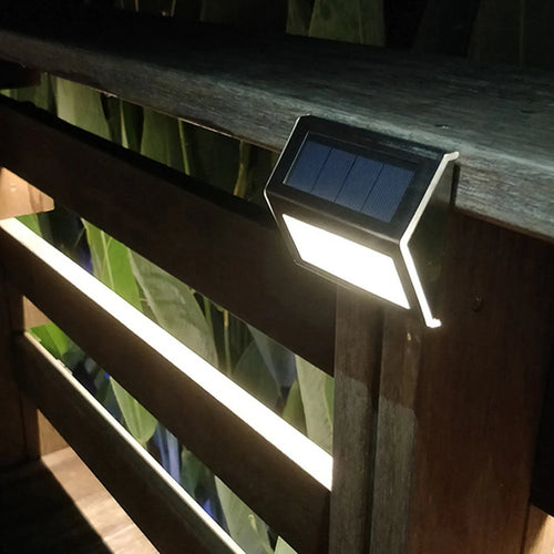 applique murale solaire 3 led capteur mouvement étanche jardin patio 1-4 pièces - vue 4 sur 9