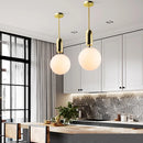 boule de verre moderne suspension lumières led éclairage intérieur décoratif