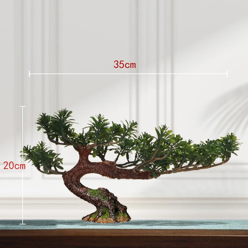 décoration intérieure faux arbre bonsaï style chinois pour un paysage apaisant - vue 25 sur 33