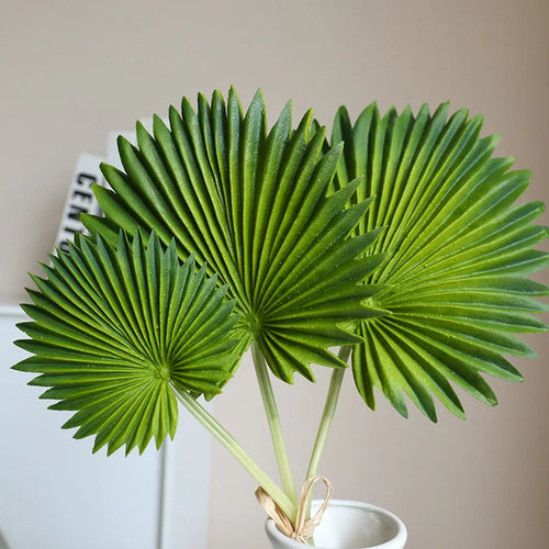 bouquet de feuilles monstera et bananier décoration intérieure mariage - vue 2 sur 10