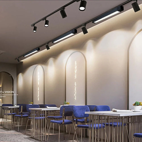 ensemble de plafonniers led pour magasin de vêtements - vue 2 sur 22