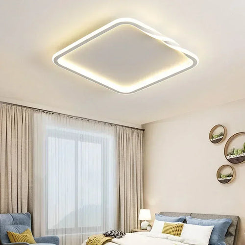plafonnier moderne à leds pour décoration intérieure élégante - vue 2 sur 18