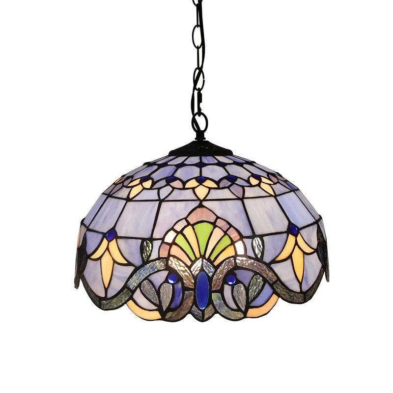 suspension en verre fait main style nordique paon décoration intérieure - vue 14 sur 14