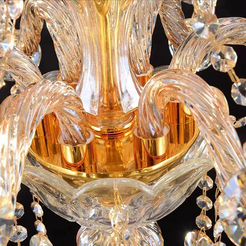 lampadaire en cristal moderne pour décoration intérieure élégante - vue 4 sur 7