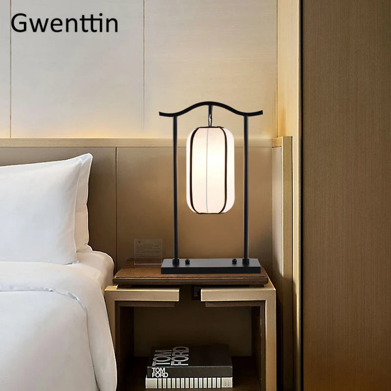 lampadaire classique en tissu pour décoration intérieure - vue 3 sur 13
