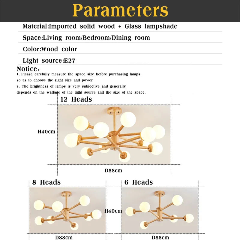 lustre en verre moderne pour décoration intérieure élégante - vue 5 sur 10