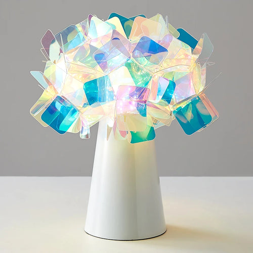 lampe de bureau moderne slamp clizia en plastique pvc fleur - vue 14 sur 13