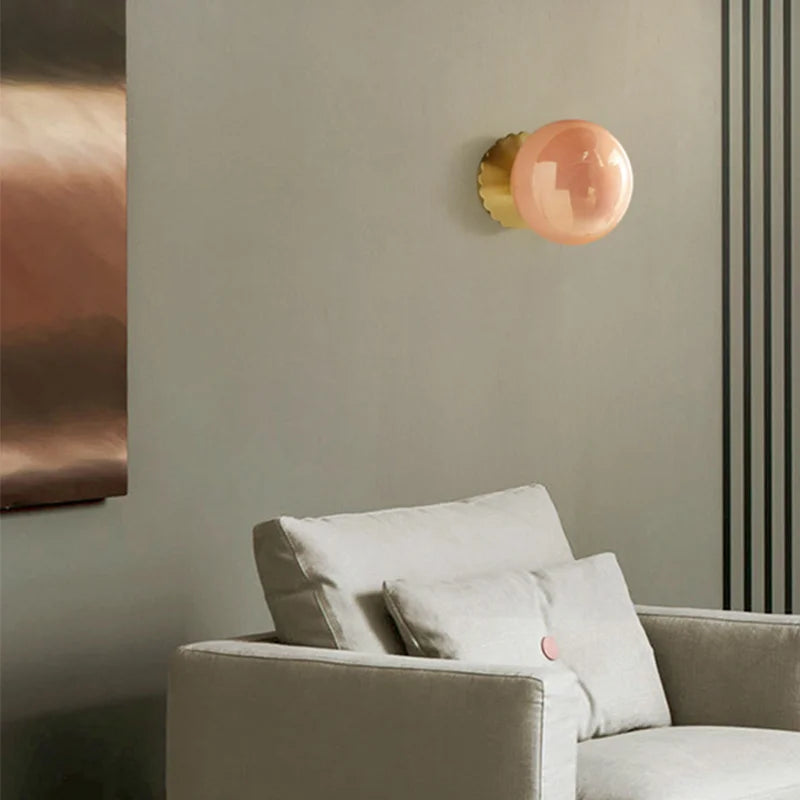 applique murale postmoderne de luxe avec lumières led - vue 4 sur 9