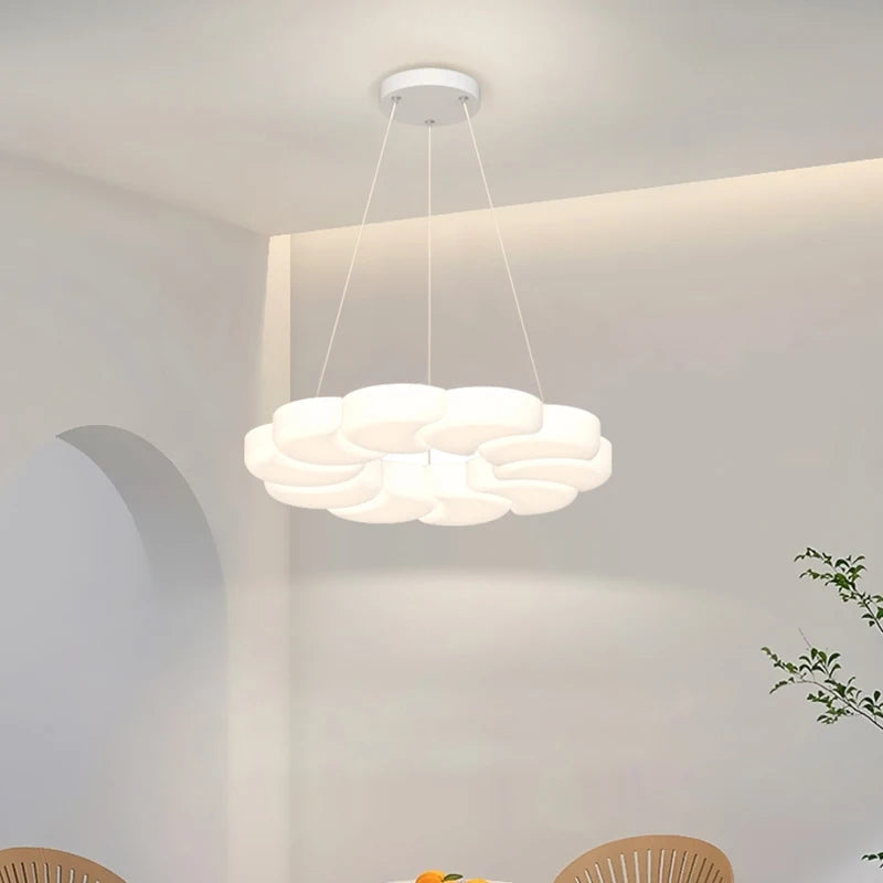 plafonnier led moderne en cristal pour intérieur élégant - vue 6 sur 9