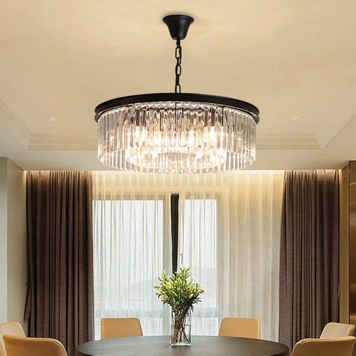 lustre en cristal de luxe style italien pour décoration intérieure - vue 3 sur 21