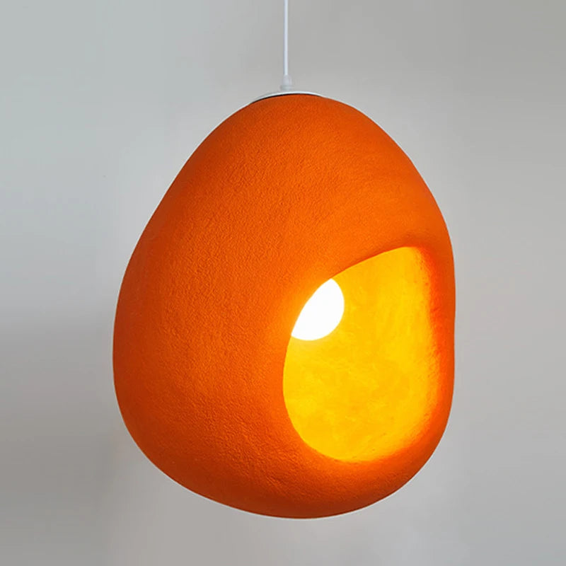 suspension style nordique wabi sabi led pour café - vue 5 sur 7