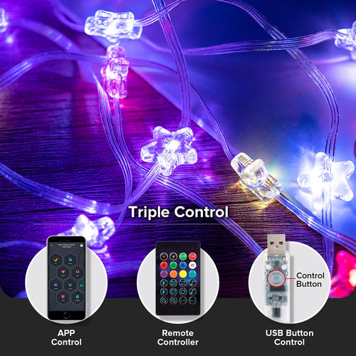 guirlande lumineuse usb ws2812b décorative pour fêtes et anniversaires - vue 2 sur 11