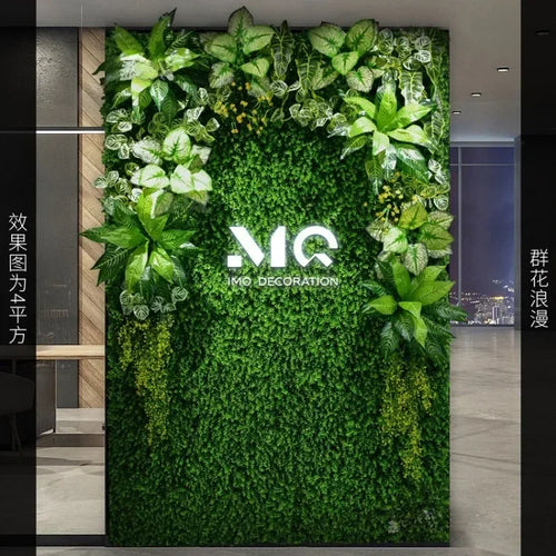 mur végétal artificiel pour décoration extérieure et aménagement paysager - vue 30 sur 30