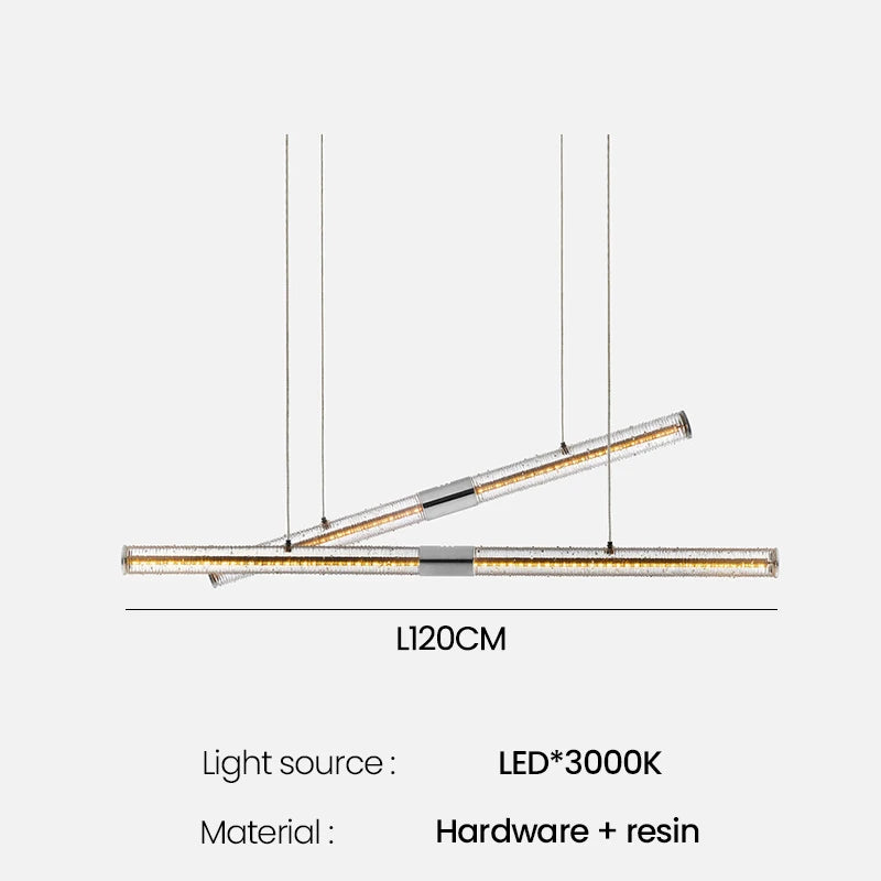 suspension en bois design nordique moderne led gradable - vue 8 sur 8