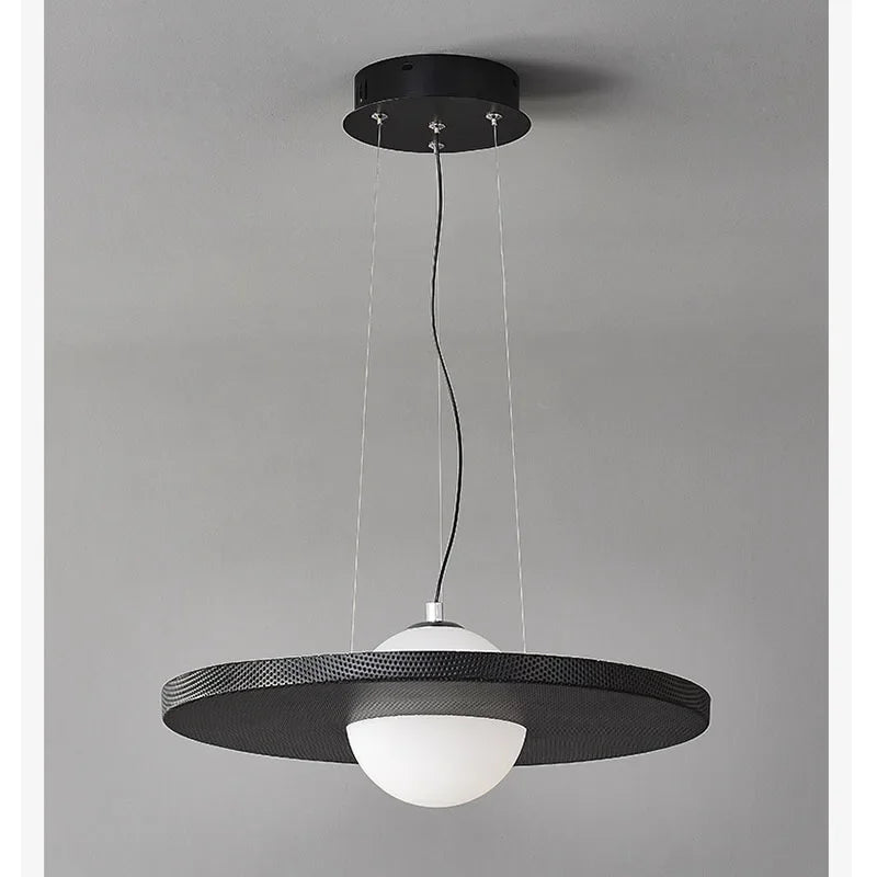 Modern minimalist restaurant chandelier designer, personalized coffee shop bar counter decoration lighting, bedroom bedside lamp - vue 4 sur 9