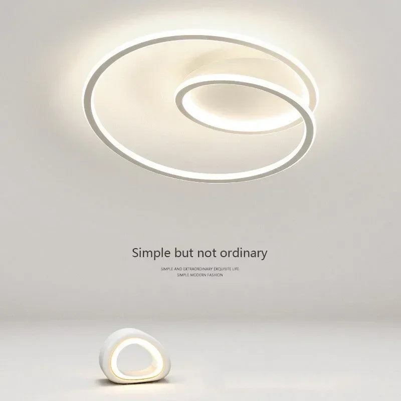 LED moderne Simple plafonnier allée Lustre pour salon salle à manger étude chambre décoration de la maison intérieur luminaire Lustre - vue 5 sur 20