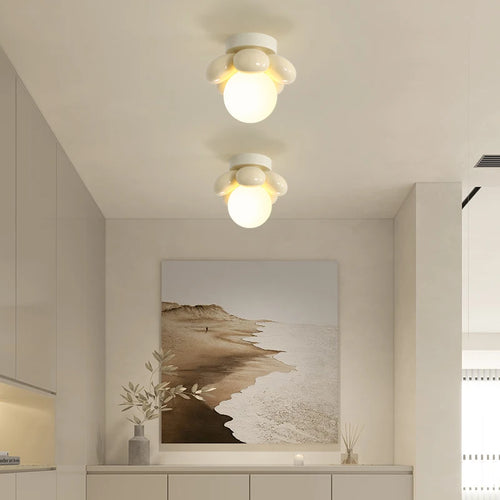 lustre moderne à pétales pour chambre d'enfant - vue 4 sur 17