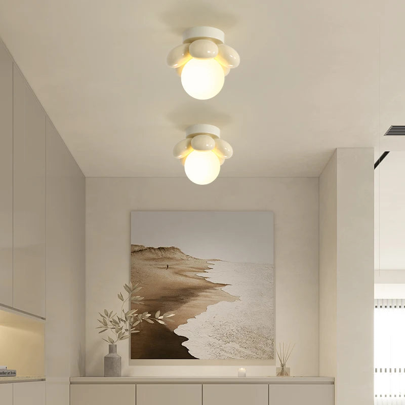 lustre moderne à pétales pour chambre d'enfant - vue 3 sur 17