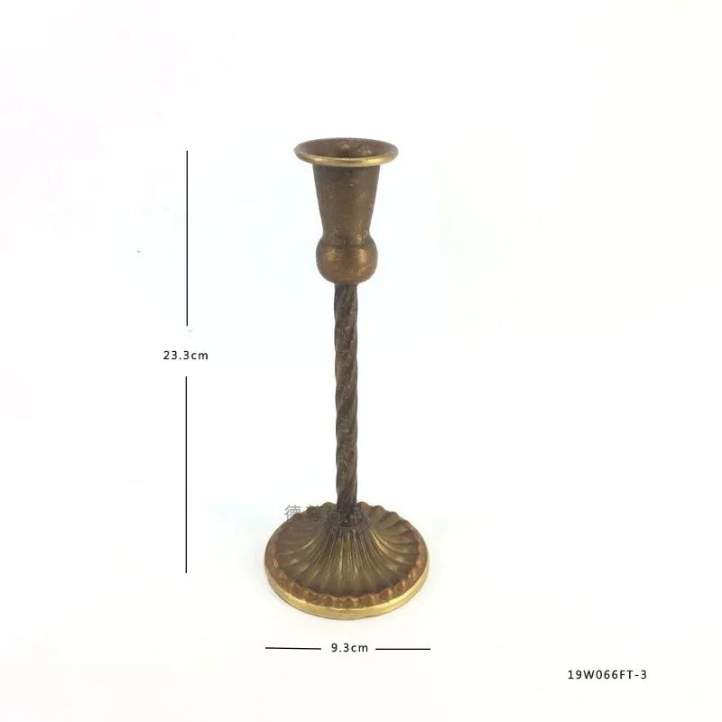 lustre en métal romantique pour décorations de mariage et dîner - vue 14 sur 29