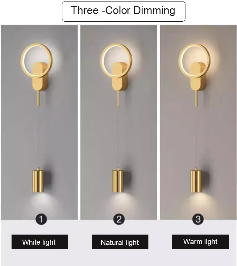 applique murale led moderne pour décoration intérieure - vue 5 sur 7