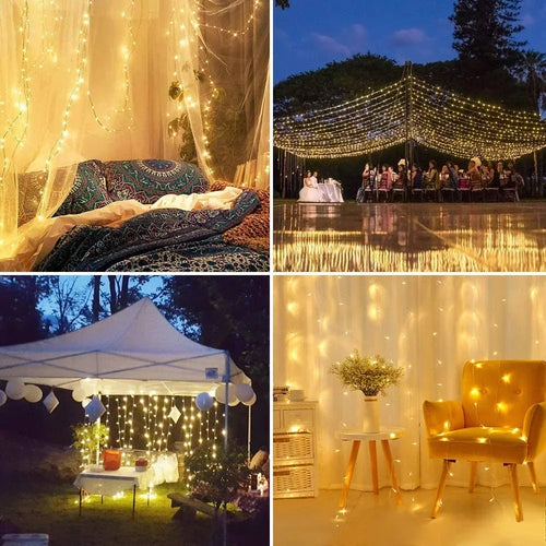 guirlande lumineuse led avec télécommande et 8 modes décoratifs - vue 5 sur 8