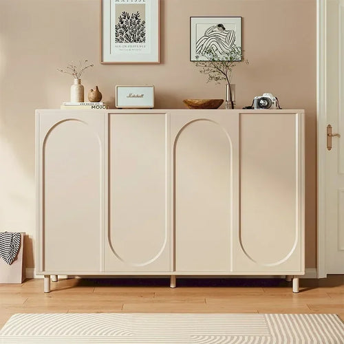 étagère à chaussures réglable moderne en bois pour rangement - vue 2 sur 10