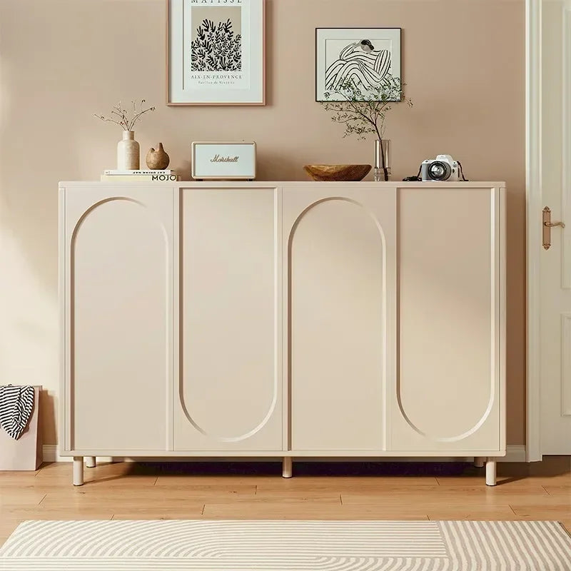 étagère à chaussures réglable moderne en bois pour rangement - vue 1 sur 10