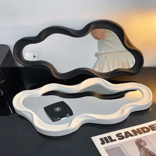miroir nuage décoratif pour maquillage à suspendre - vue 3 sur 11