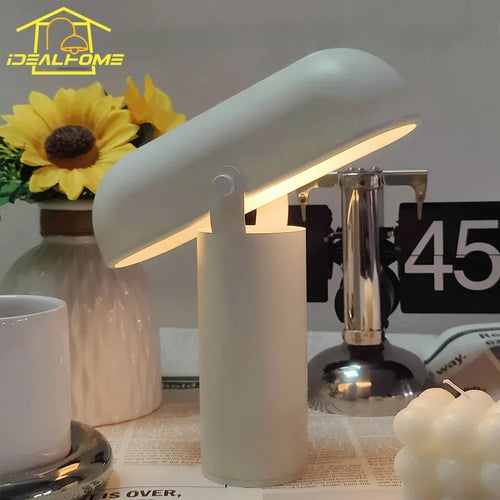 lampe à poser rechargeable minimaliste luxe avec interrupteur tactile - vue 4 sur 10