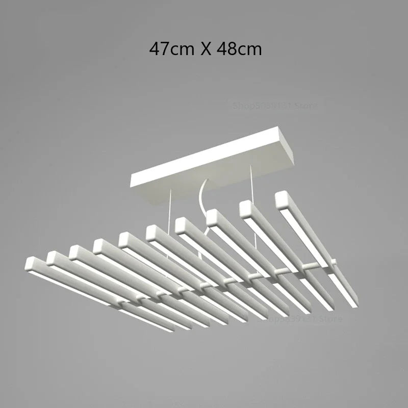 plafonnier led suspendu design nordique moderne éclairage intérieur décoratif - vue 10 sur 14