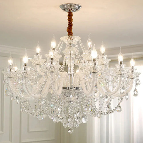 lustre moderne en cristal design pour décoration intérieure - vue 17 sur 17