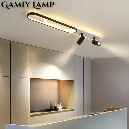 plafonnier led acrylique moderne décoratif intérieur nouveauté 2023 - vue 2 sur 14