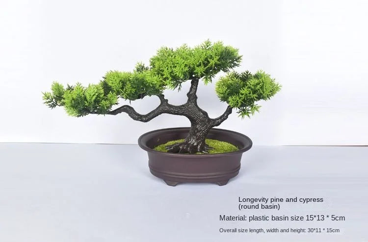 plante artificielle bonsaï en plastique pour décoration intérieure - vue 37 sur 41