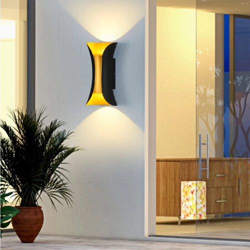 applique murale led moderne en aluminium étanche pour décoration extérieure - vue 3 sur 10