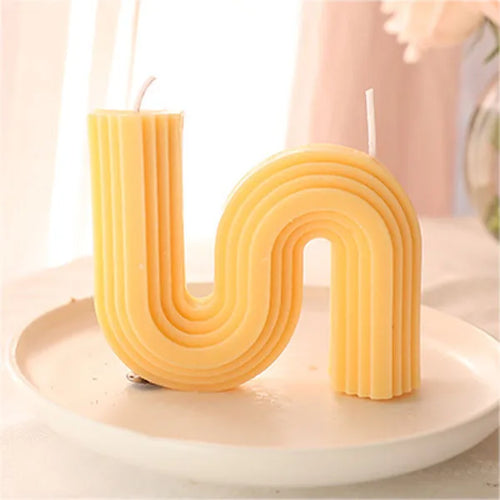 bougies parfumées géométriques en forme de u pour décoration intérieure - vue 23 sur 27