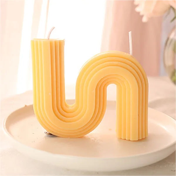 bougies parfumées géométriques en forme de u pour décoration intérieure - vue 22 sur 27