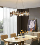 lustre vintage art déco en cristal pour éclairage intérieur