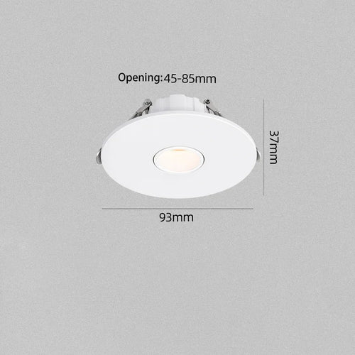 spot led ultra fin pour éclairage d ambiance rond encastré - vue 7 sur 8
