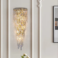 applique murale en cristal pour décoration intérieure moderne
