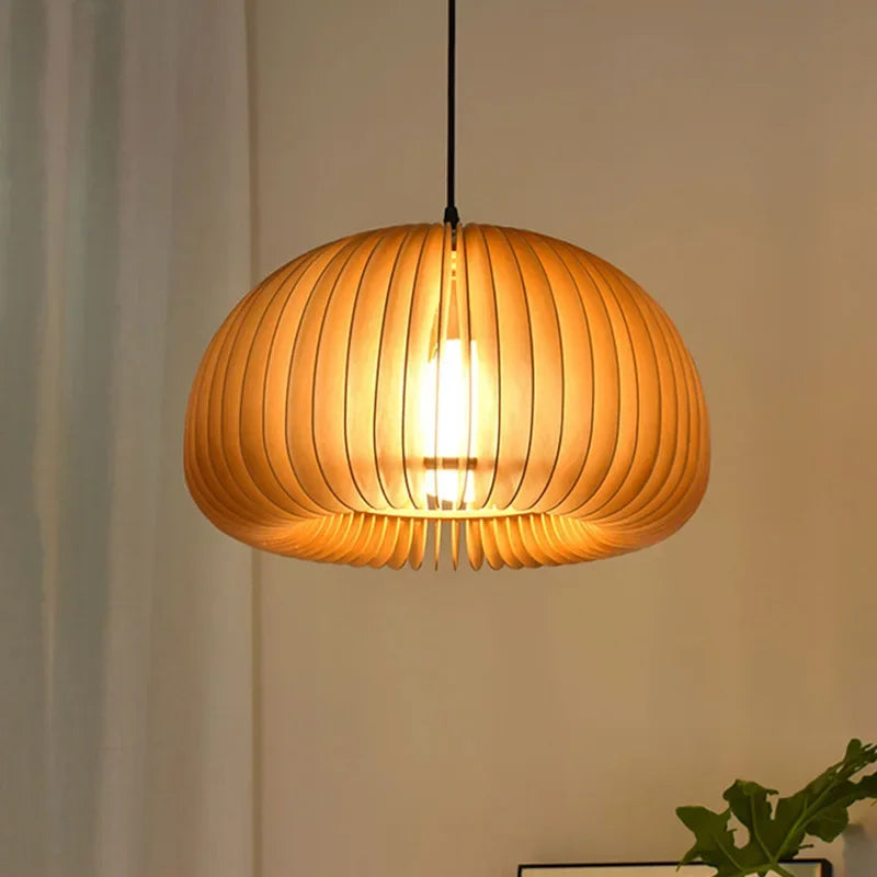 2024Modern Originality Decoration Pumpkin Lampshade Chandeliers For Dining Room Study Bedroom Chandeliers - vue 1 sur 14