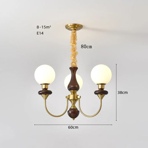 lustre rétro français led suspension luminaires de plafond - vue 10 sur 11