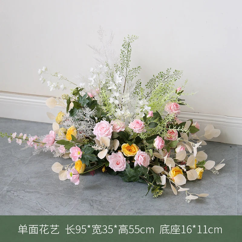arrangement de fleurs artificielles pour décoration de mariage et événements - vue 10 sur 12