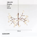 lustre créatif en acier inoxydable et acrylique pour décoration intérieure