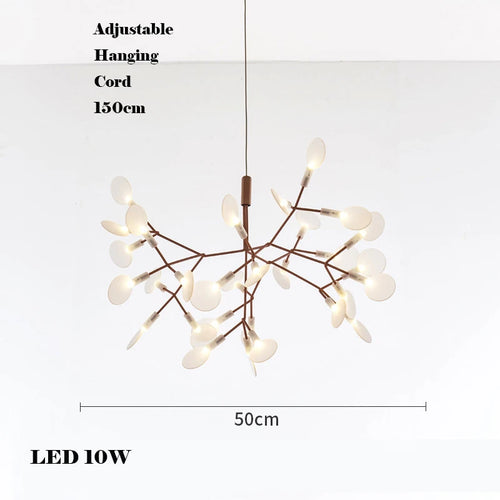lustre créatif en acier inoxydable et acrylique pour décoration intérieure - vue 8 sur 18