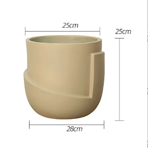 moule en silicone moderne pour pot de fleurs en béton léger et luxueux - vue 21 sur 22