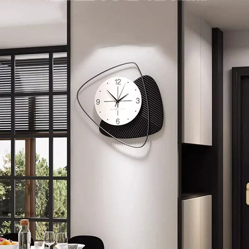 horloge murale silencieuse design nordique moderne luxe décoratif - vue 3 sur 10
