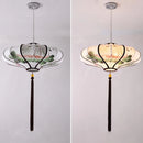 suspension style chinois dessinées à la main éclairage rétro