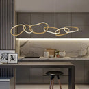 lustre moderne simple nordique luxe en acier inoxydable galvanisé